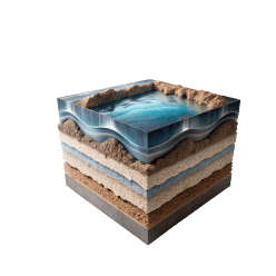 Высокие грунтовые воды / глина