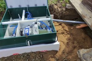 Монтаж станции биологической очистки Юнилос Астра 5 пр Паргалово