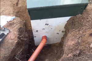 Монтаж автономной канализации Топас 6 принудительный, Белоостров