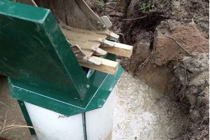 Монтаж станции биологической очистки Биодека 5 принудительный ДНП Усадьба Муталахти