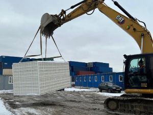 Установка станции Юнилос Астра 150 в поселке Шушары