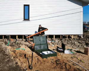 Установка станции очистки в Троицкой горке