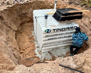 Монтаж погреба Тингард 3000