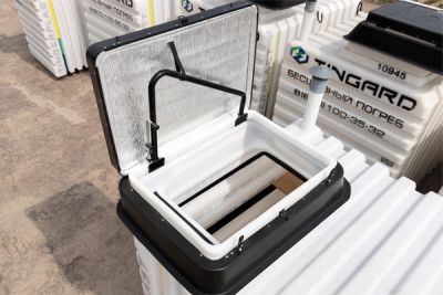 Система вентиляции в пластиковом погребе и её улучшение