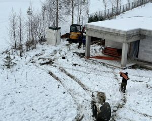 Установка автономной канализации ТОПАС 8 Пр в коттеджном поселке Земляничные поляны