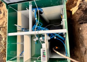 Монтаж автономной канализации Астра 5 (самотечная) во Всеволожске