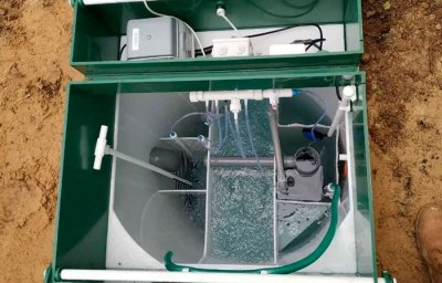 Внутреннее устройство септика Биодевайс