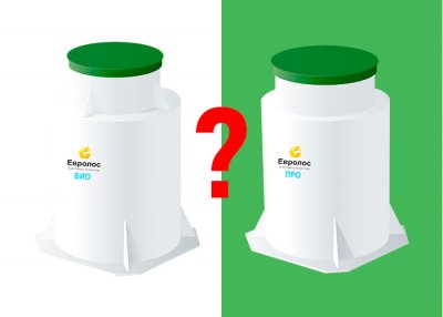 Септики Евролос БИО или ПРО? Что выбрать?