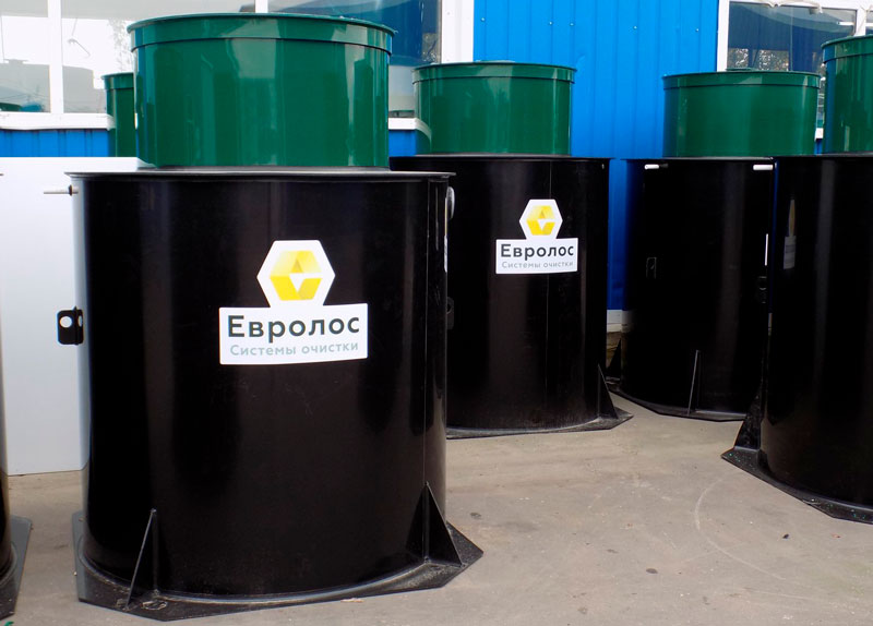 Септик Евролос БИО зимой
