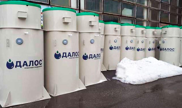 Чем хороша цилиндрическая форма септика Далос?